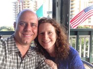 Master Sgt. Jamie Sparks and his wife, Angela