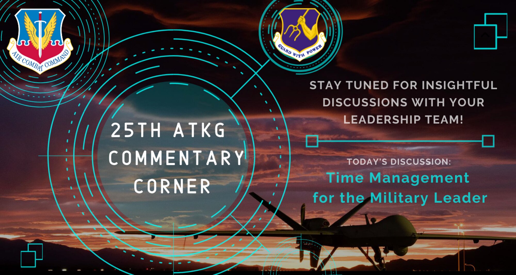 25th ATKG Commentary Corner - Today's Discussion: Time Management for the Military Leader