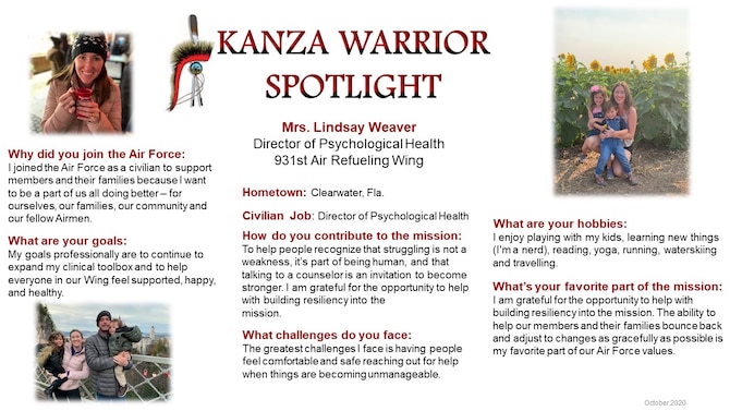 October KANZA Warrior Spotlight