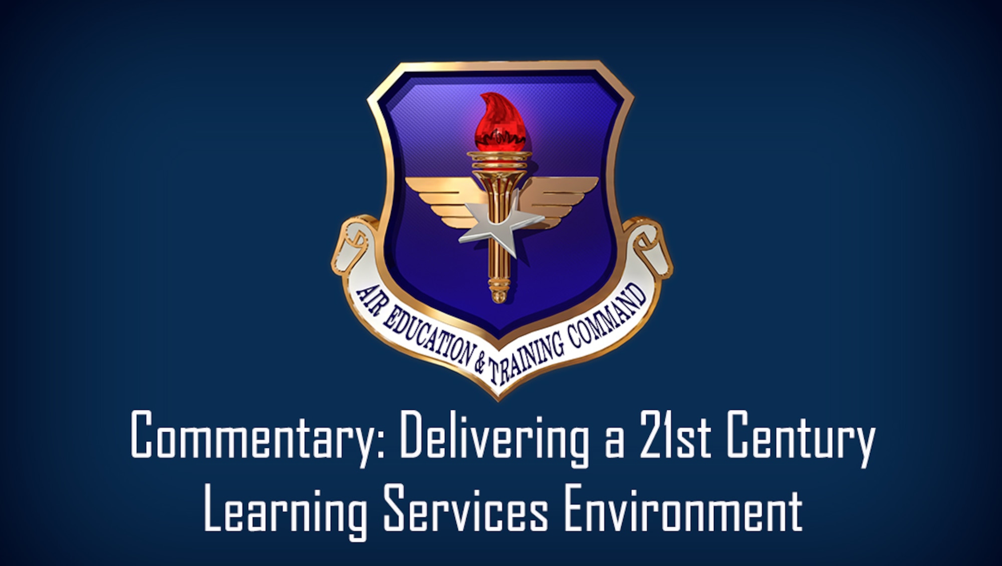 aetc logo on blue background