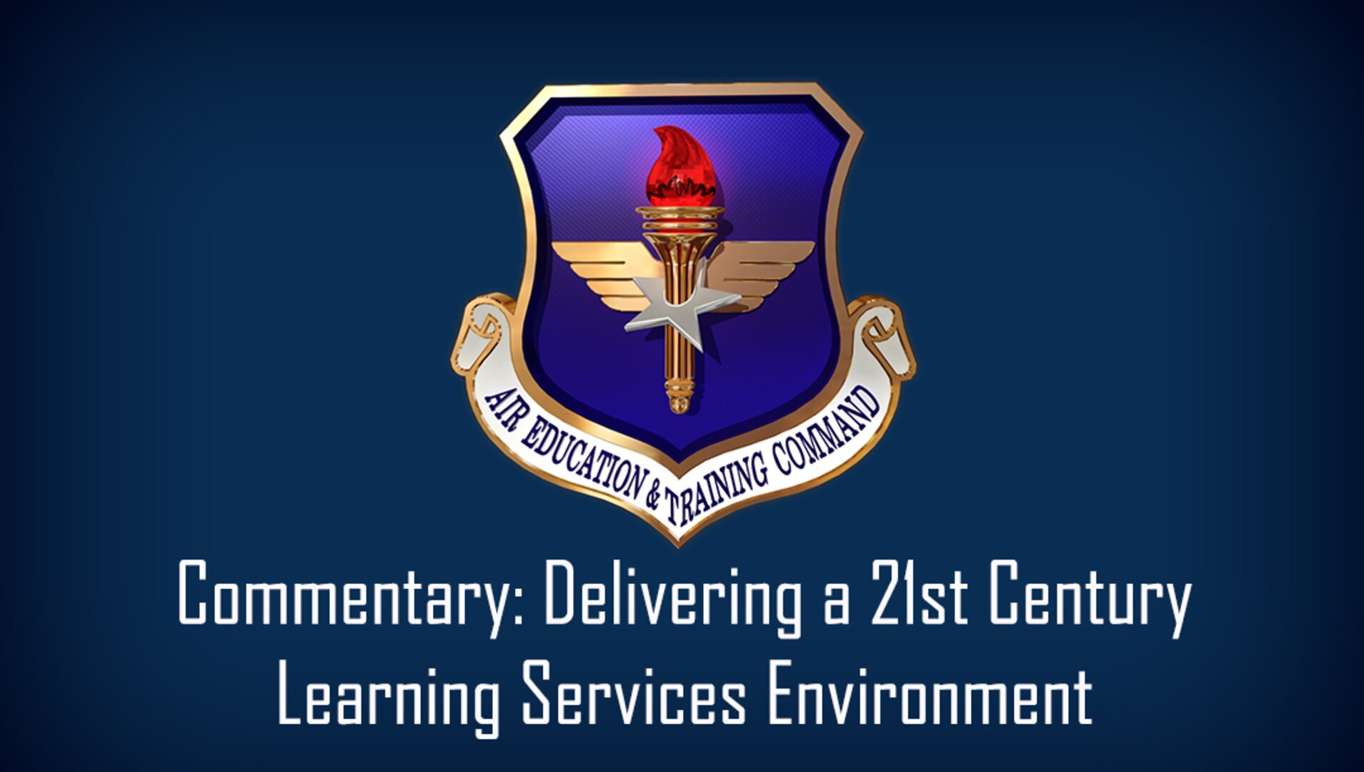 aetc logo on blue background