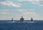 Republic of Korea Navy ship ROKS Chungmugong Yi Sun-sin (DDH 975) and U.S. Navy Ticonderoga-class guided-missile cruiser USS Lake Erie (CG 70) conduct a replenishment-at-sea (RAS) with U.S. Navy fleet replenishment oiler USNS Henry J. Kaiser (T-AO 187) during Exercise Rim of the Pacific (RIMPAC) 2020.