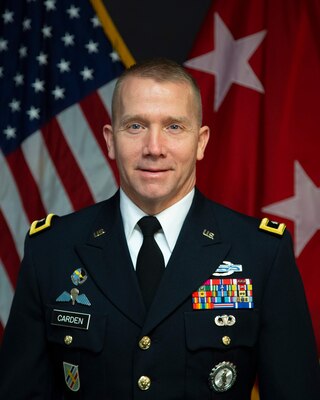 Official photo of Maj. Gen. Thomas Carden