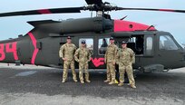 Four members of the West Virginia National Guard’s Company C, 1-150th Assault Battalion are in California flying aerial wildland firefighting missions to help combat the massive North Complex and August Complex fires currently burning throughout nine counties in the northern part of the state. (Curtesy Photo Provided)