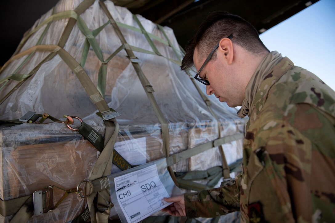 Photos of U.S. Airmen delivering humanitarian aid to Dominican Republic.