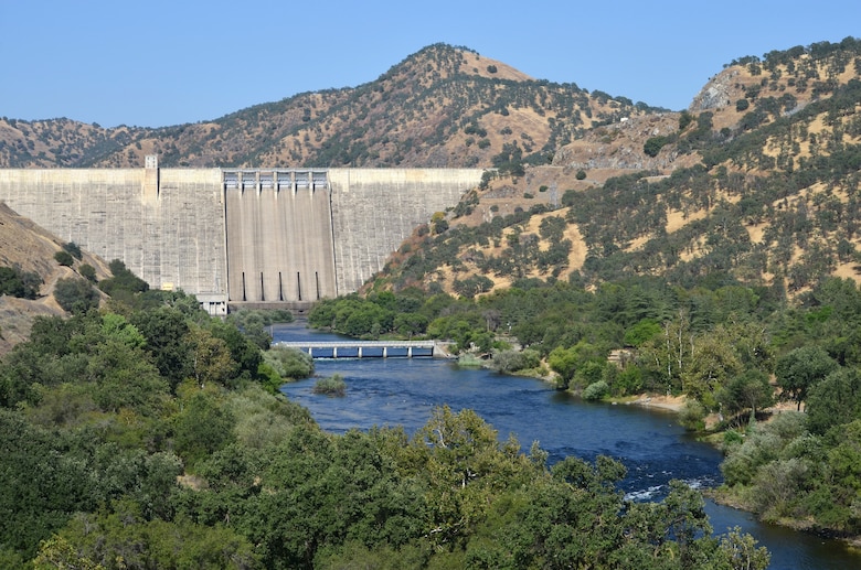 Pine Flat Dam and Kings River