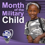 Month of the Military Child graphic