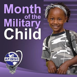 Month of the Military Child graphic