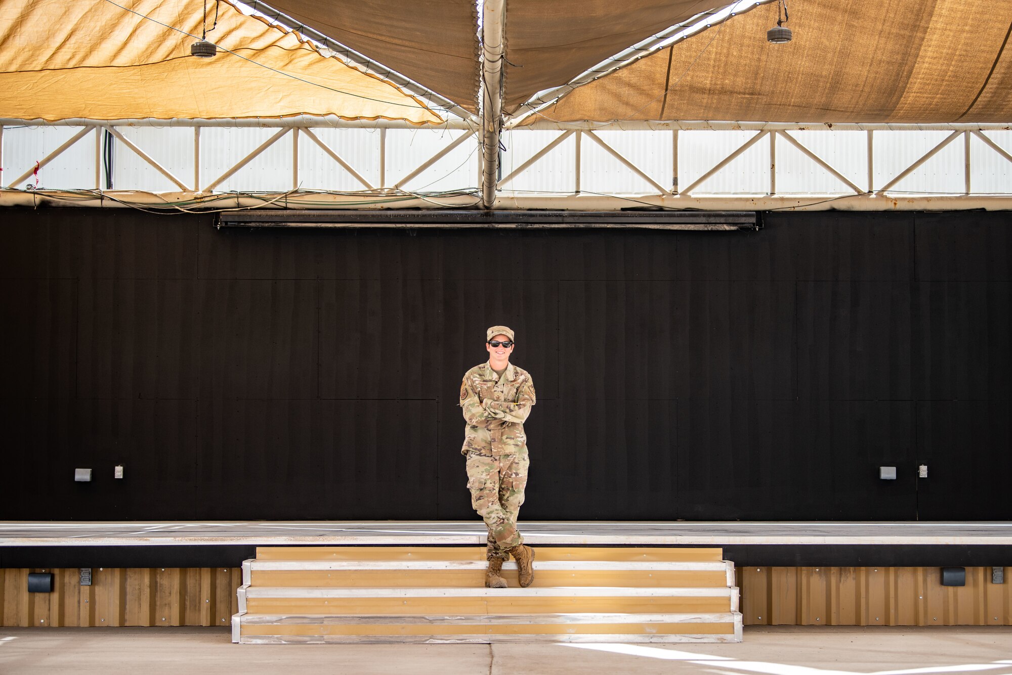 Tech. Sgt. Valerie Jacobs poses for a photo.