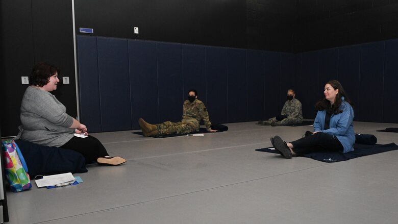 Janis Scobee, spouse of the chief of the Air Force Reserve, and Edith White, spouse of the senior enlisted advisor to the chief of the Air Force Reserve, visited Youngstown Air Reserve Station, March 6-7, 2021.