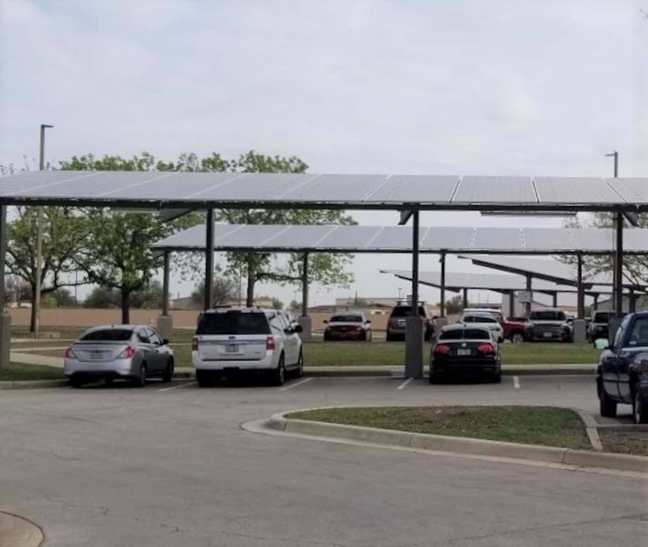 A Department of Energy, Energy Saving Performance Contract project at Joint Base San Antonio involves the installation of solar energy systems on 55 buildings, and over several parking areas, at a cost of about $46 million. Systems will be installed on JBSA-Lackland, -Kelly Annex, -Chapman Training Annex, and -Fort Sam Houston