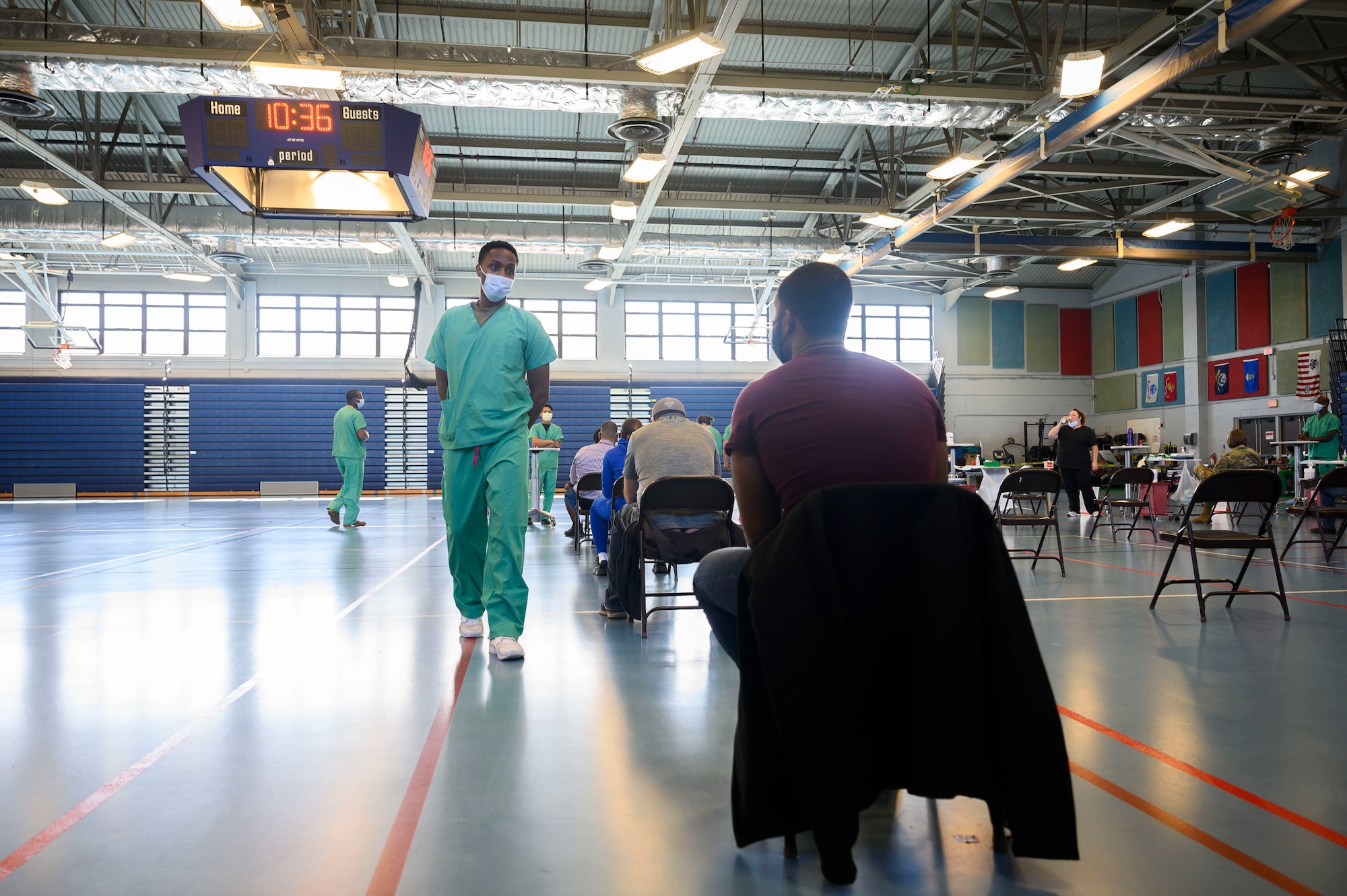 Mass Vaccination at Anderson Field House