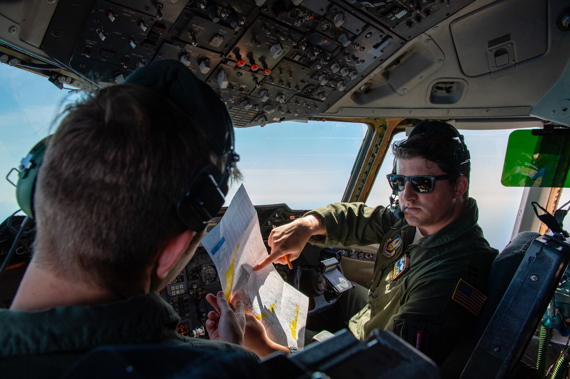 KC-10 crew returns from training mission