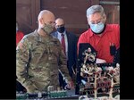 The head of U.S. Army Materiel Command, Gen. Ed Daly met with Corpus Christi Army Depot (CCAD) Commander Col. Joseph Parker and top leaders to review the ongoing efforts to modernize existing manufacturing technologies, Mar. 26.
