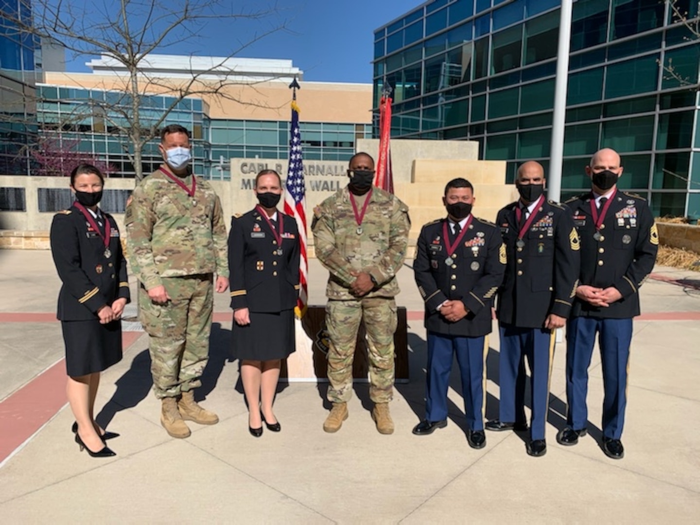 Seven CRDAMC team members are inducted into the Order of Military Medical Merit at Fort Hood