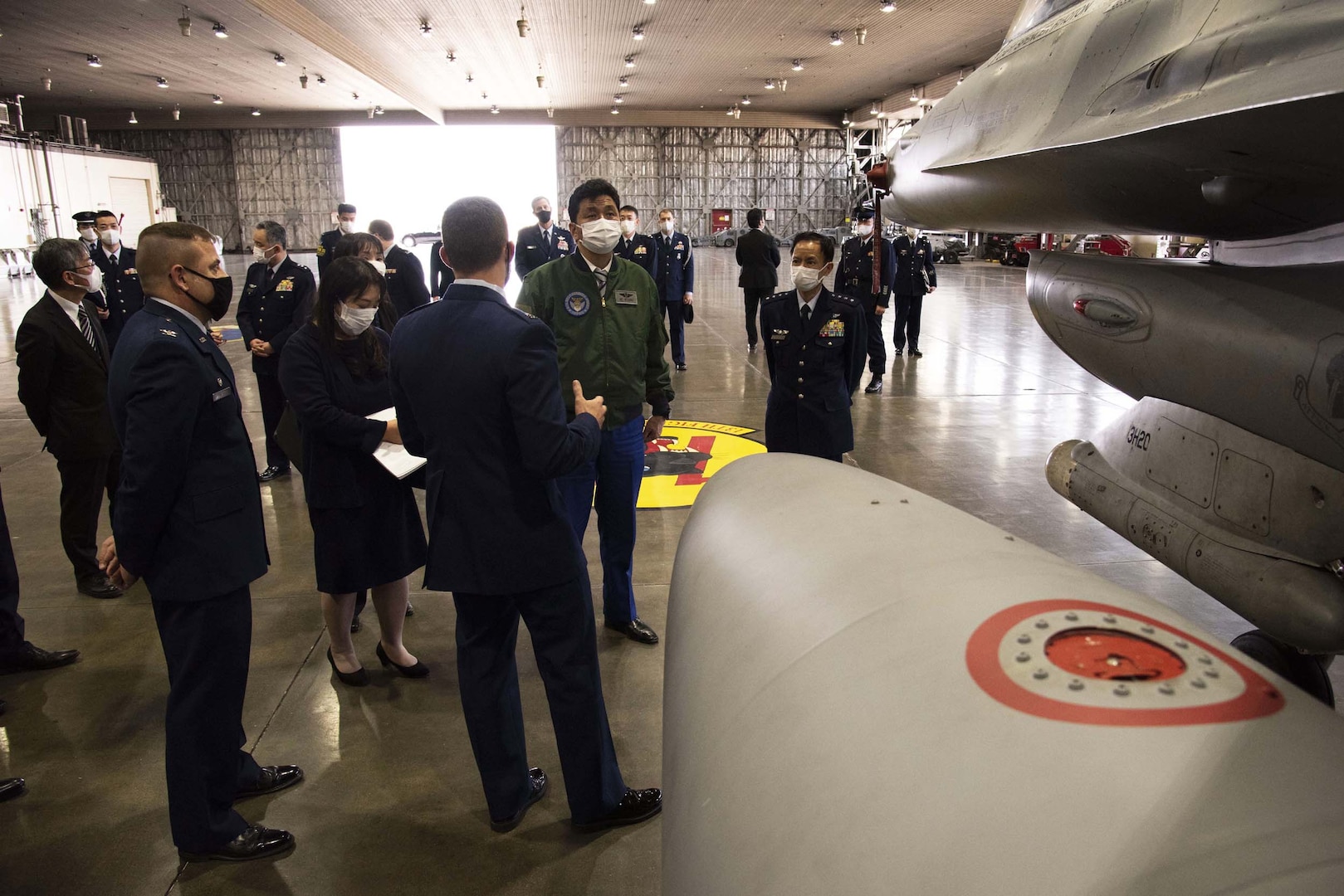 Japan Minister of Defense Visits Misawa Air Base
