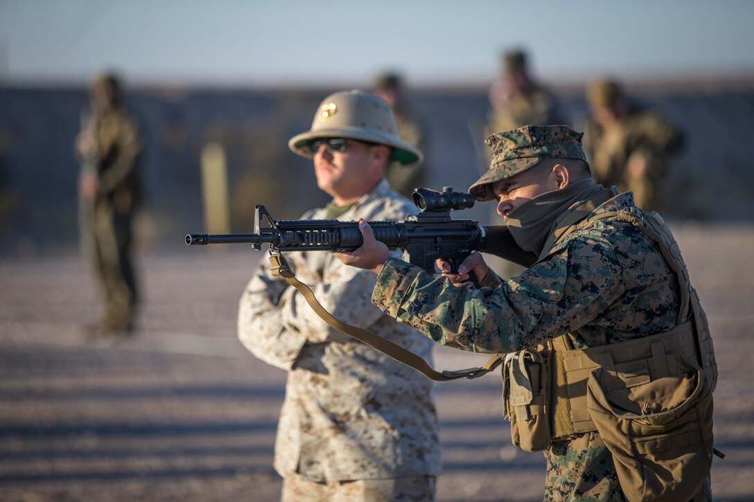 U.S. Marines with Headquarters and Headquarters Squadron (H&HS) participate in "Operation Backbone" in Yuma, Arizona, Oct. 28, 2020.