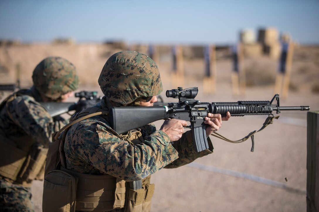 U.S. Marine Corps SgtMaj. Luis A. Galvez with Headquarters and Headquarters Squadron (H&HS) participates in "Operation Backbone" in Yuma, Arizona, Oct. 28, 2020.