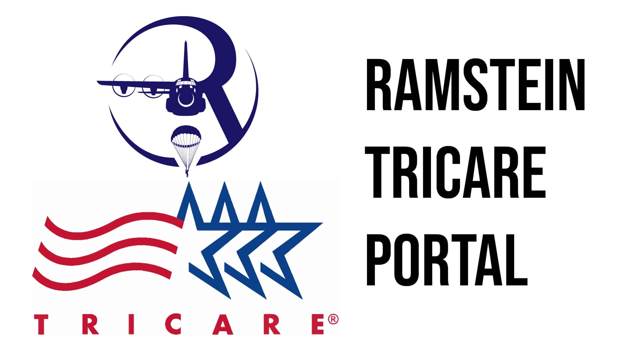 ramstein and tricare logos and text