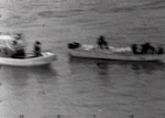 The crew of the Coast Guard Cutter Kathleen Moore interdicts a vessel Monday, Oct. 31, 2016, carrying more than 1,170 pounds of cocaine. The go-fast style vessel was carrying cocaine worth an estimated wholesale value of more than $18 million. U.S. Coast Guard photo courtesy of Coast Guard Cutter Kathleen Moore.