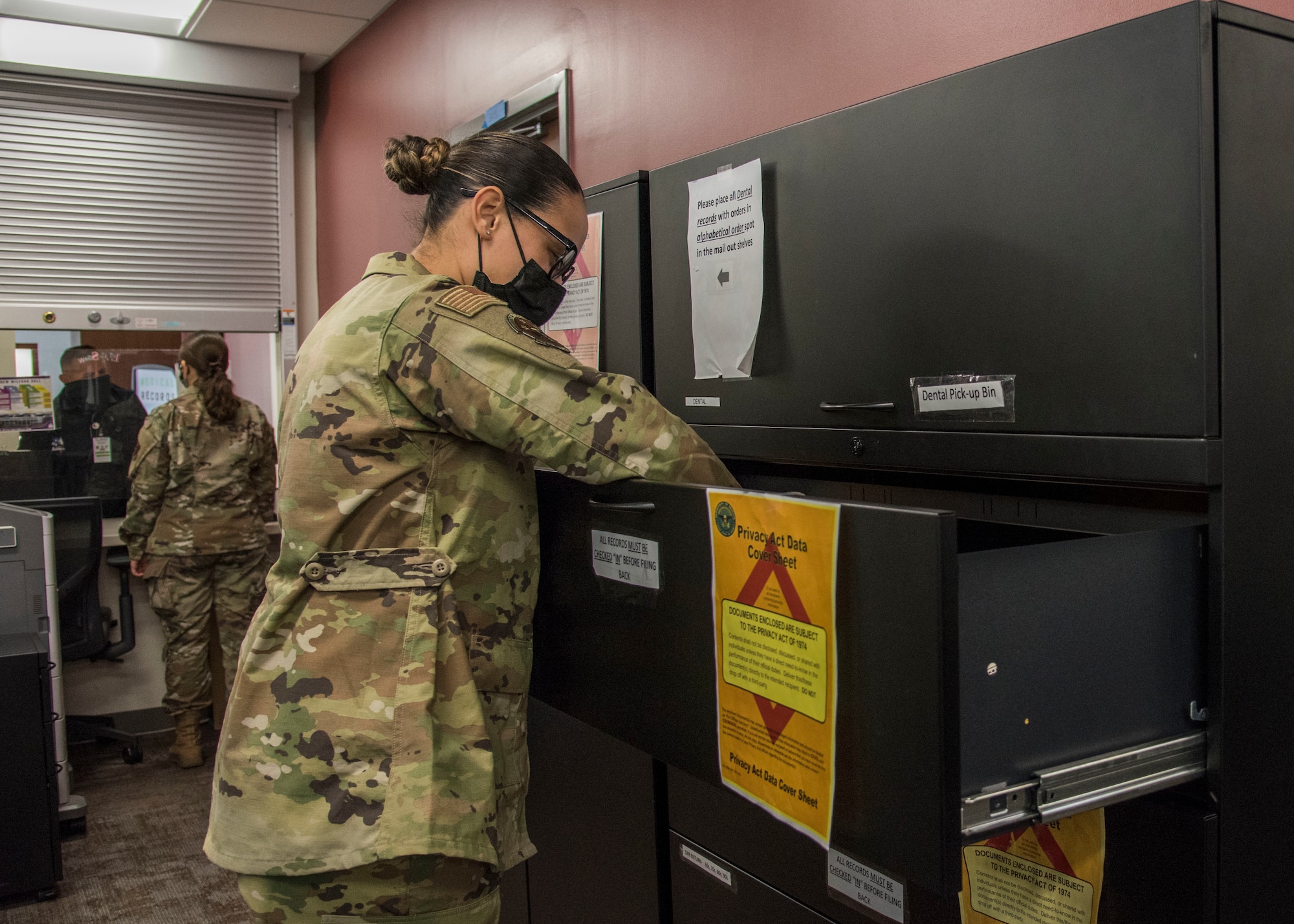 The TRICARE Operations and Patient Administration office, located on the third floor of Wilford Hall Ambulatory Surgical Center, creates, maintains and quality checks all written medical records, and handles medical examination boards.