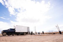 Missile maintainers from the 341st Maintenance Group conduct training March 19, 2021, at a launch facility near Malmstrom Air Force Base, Mont.