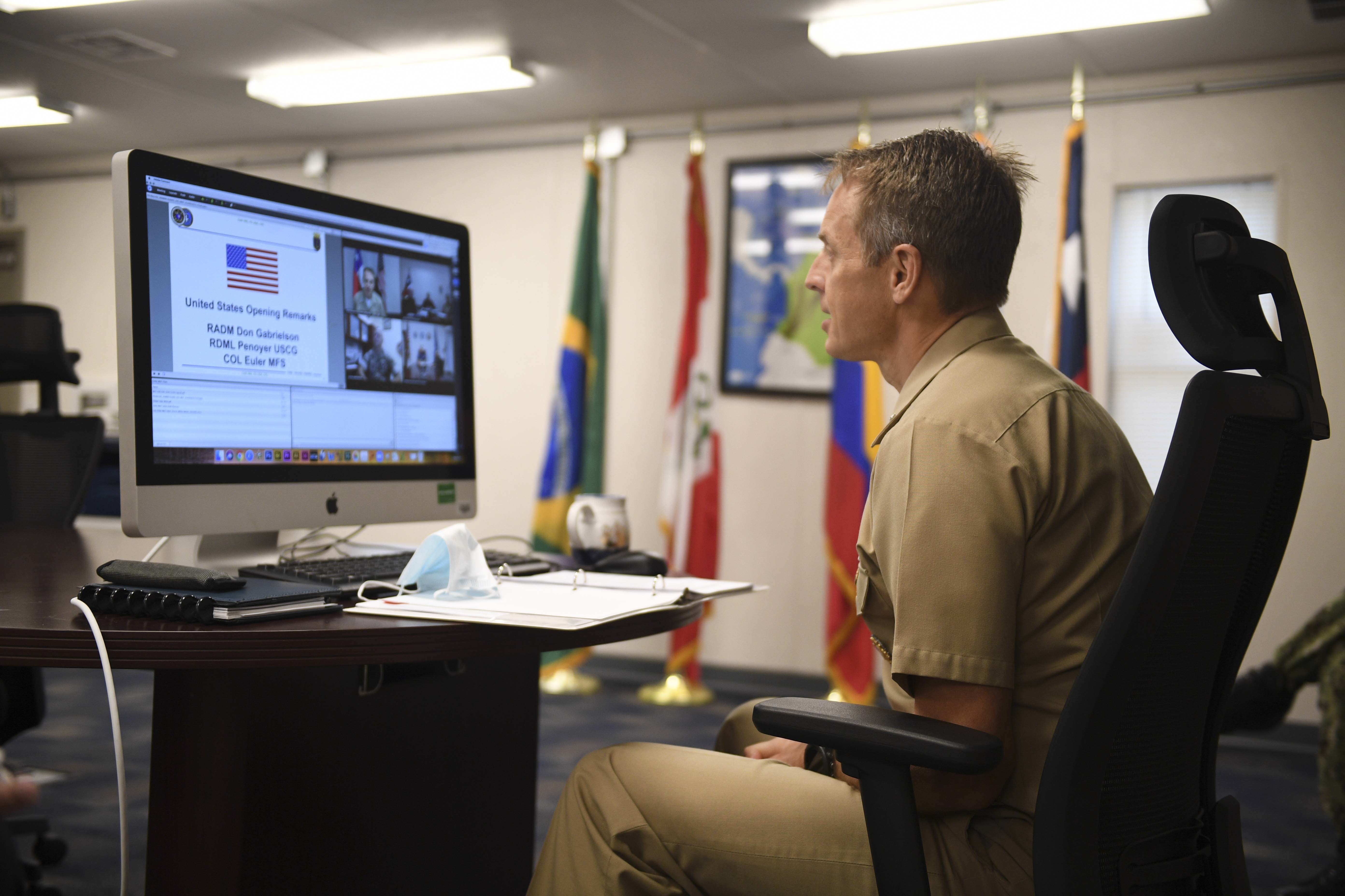 4th Fleet Commander Conducts Maritime Staff Talks with Armada de Chile