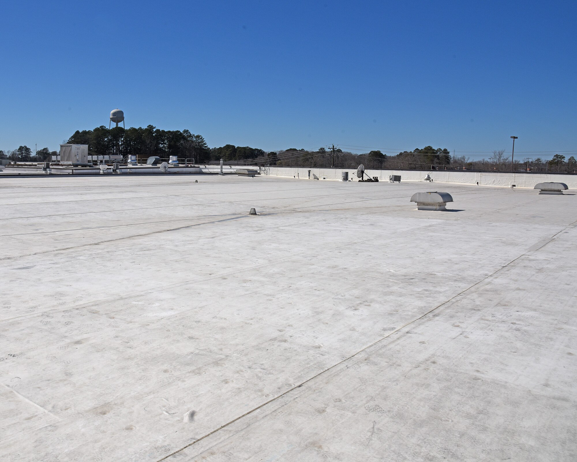 The replacement roof was completed in January of 2021. The 14th Contracting Squadron has a 20 year warranty on the roof. (Courtesy photo)