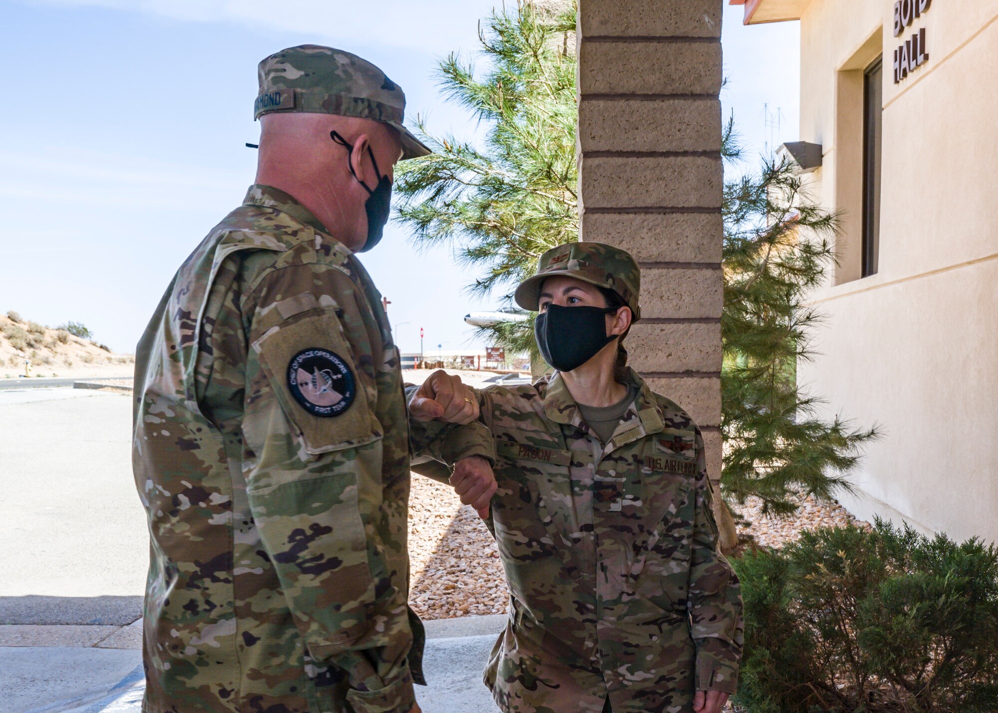 Col Pabon greets General Raymond