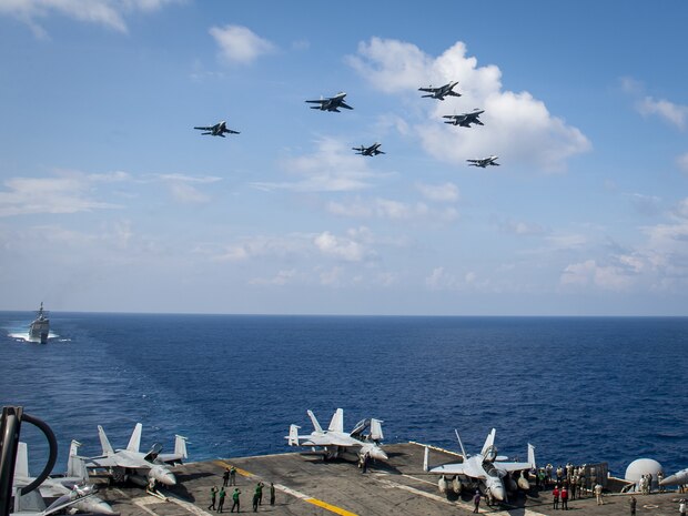 Theodore Roosevelt Carrier Strike Group Conducts Bilateral Exercise with Royal Malaysian Air Force