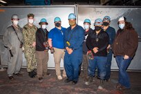 The Navy Competent Persons (NCP) and SurgeMain (Surge Maintenance) team.