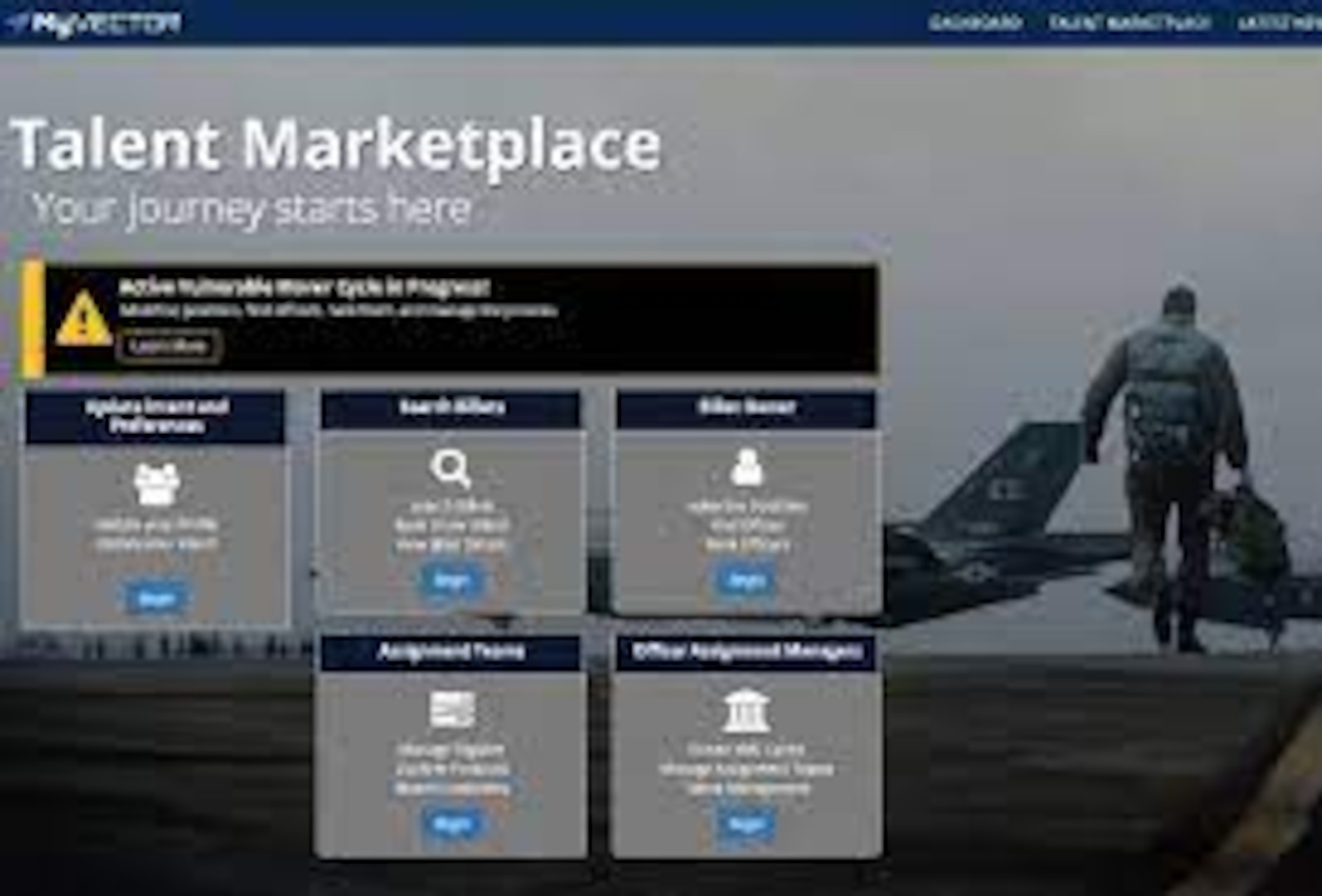 The Talent Marketplace at myVector.