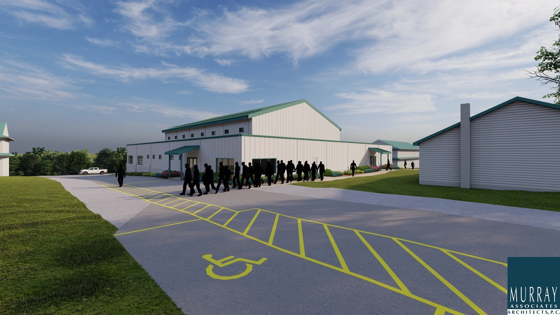 This illustration depicts what the Keystone State ChalleNGe Academy campus at Fort Indiantown Gap is projected to look like upon completion. The Pennsylvania National Guard and Pennsylvania Department of Military and Veterans Affairs will welcome the first class of Keystone State Youth ChalleNGe Academy in 2022.  (U.S. Army National Guard courtesy illustration)