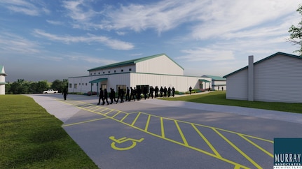 This illustration depicts what the Keystone State ChalleNGe Academy campus at Fort Indiantown Gap is projected to look like upon completion. The Pennsylvania National Guard and Pennsylvania Department of Military and Veterans Affairs will welcome the first class of Keystone State Youth ChalleNGe Academy in 2022.  (U.S. Army National Guard courtesy illustration)