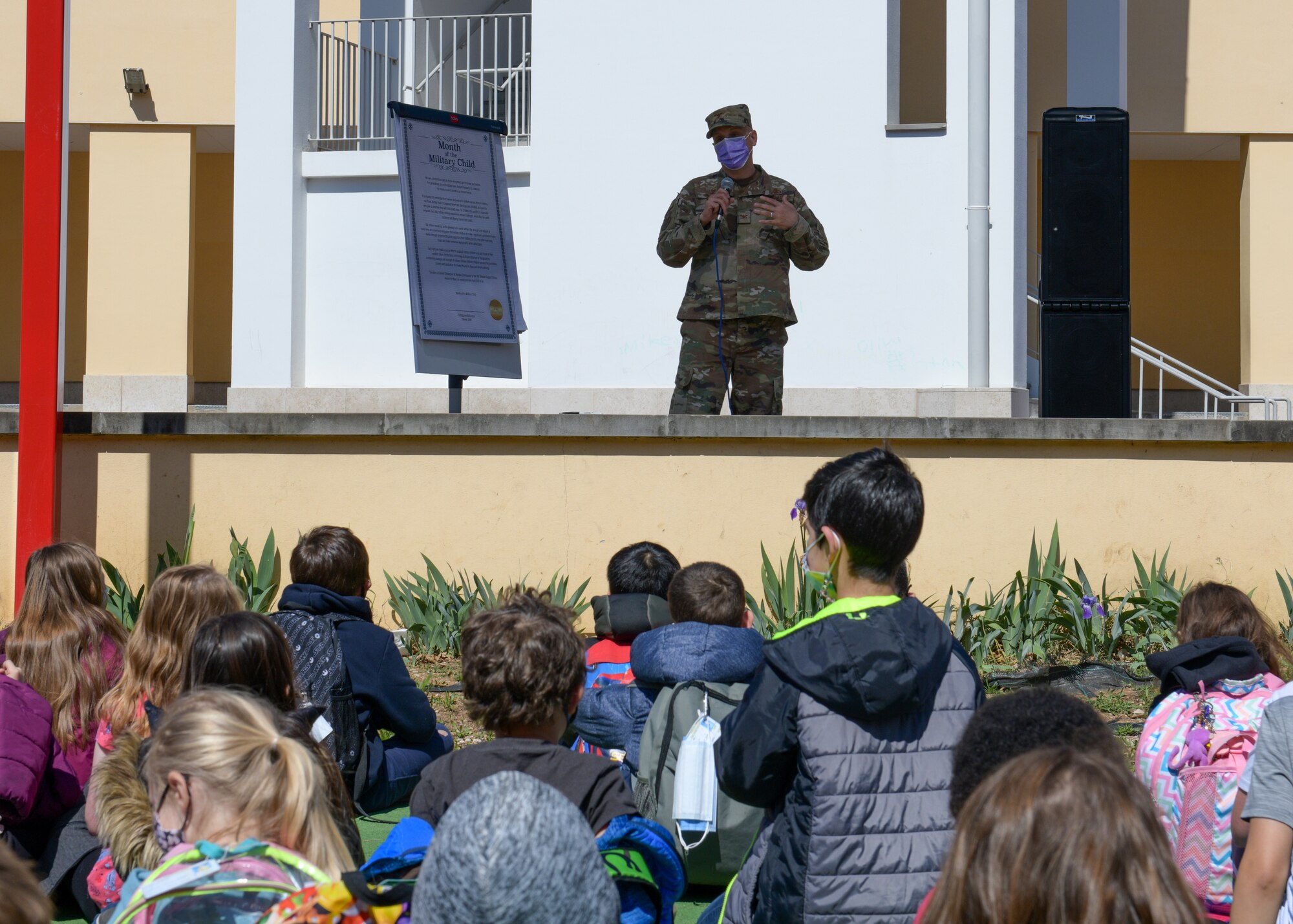 31 FW leadership signs Month of the Military Child proclamation