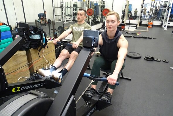 Photo of crossfit exercise training