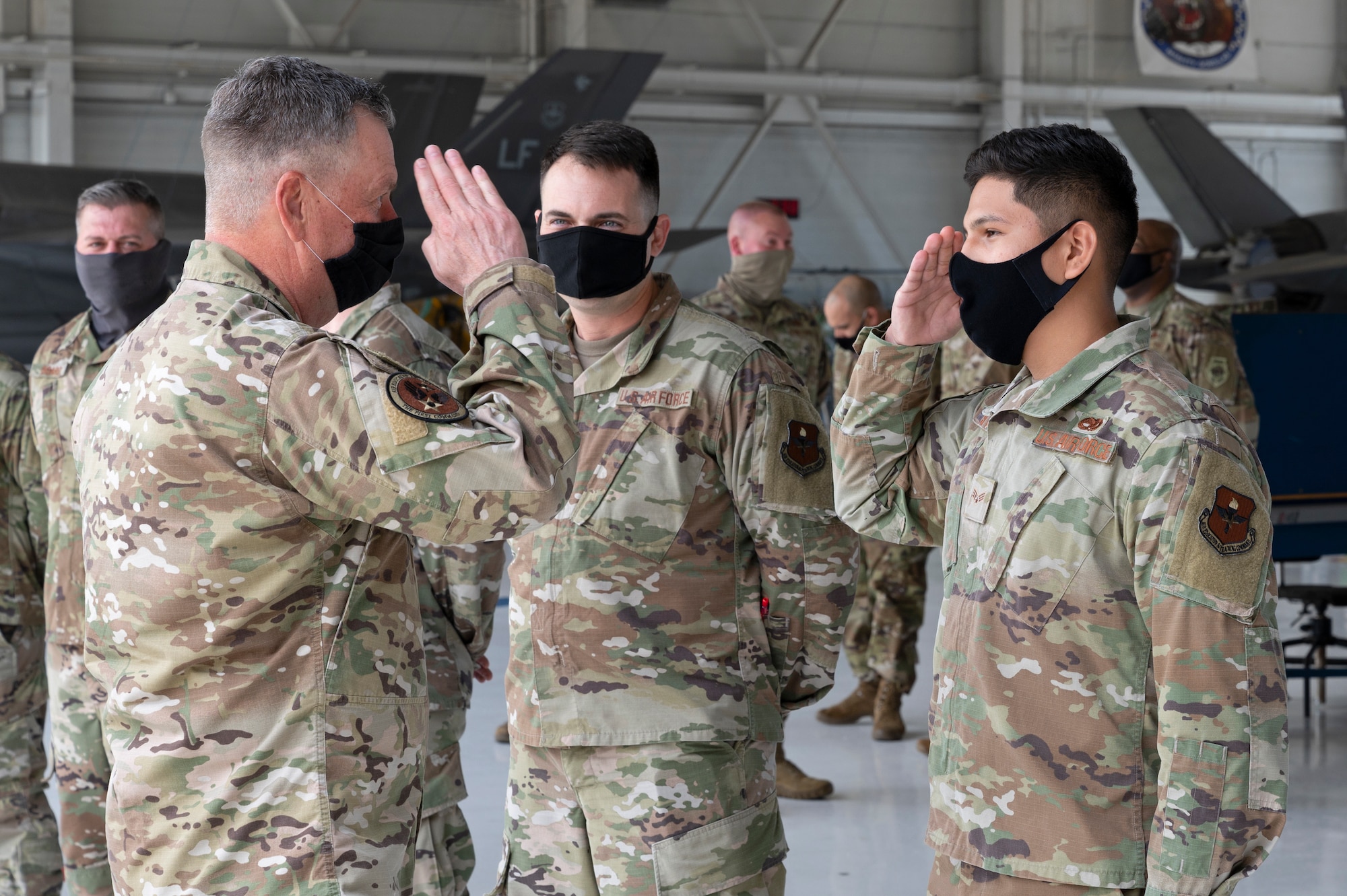 Lt. Gen. Webb visited the 33rd Fighter Wing April 7, 2020/