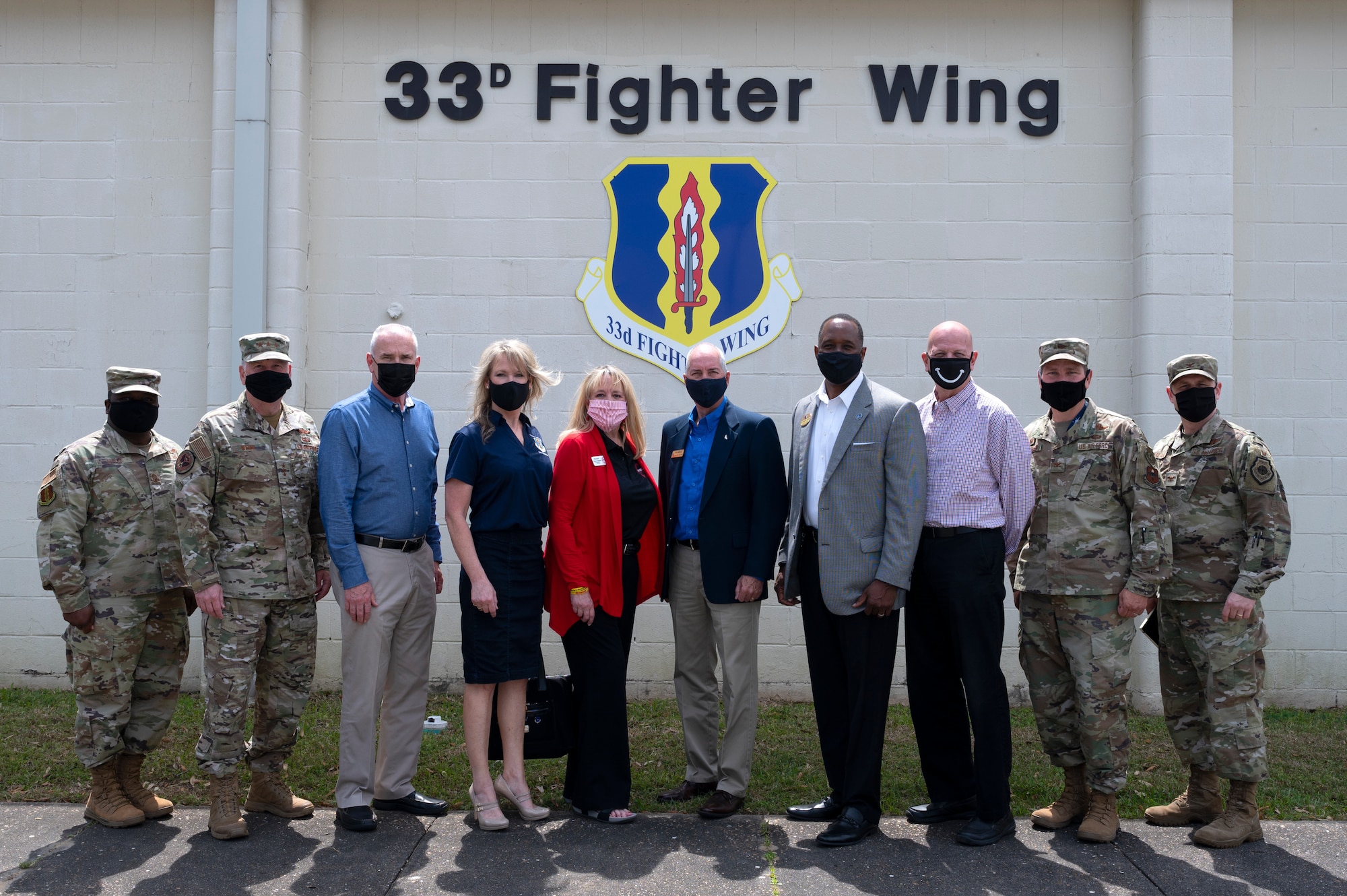 Lt. Gen. Webb visited the 33rd Fighter Wing April 7, 2020/