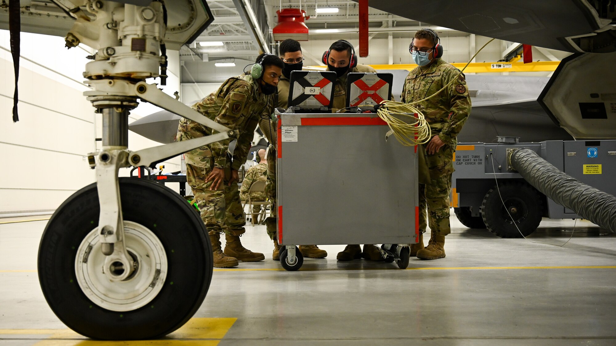 A photo of F-35 maintenance