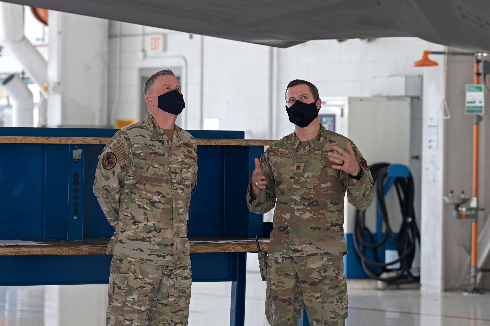 Lt. Gen. Webb visited the 33rd Fighter Wing April 7, 2020/