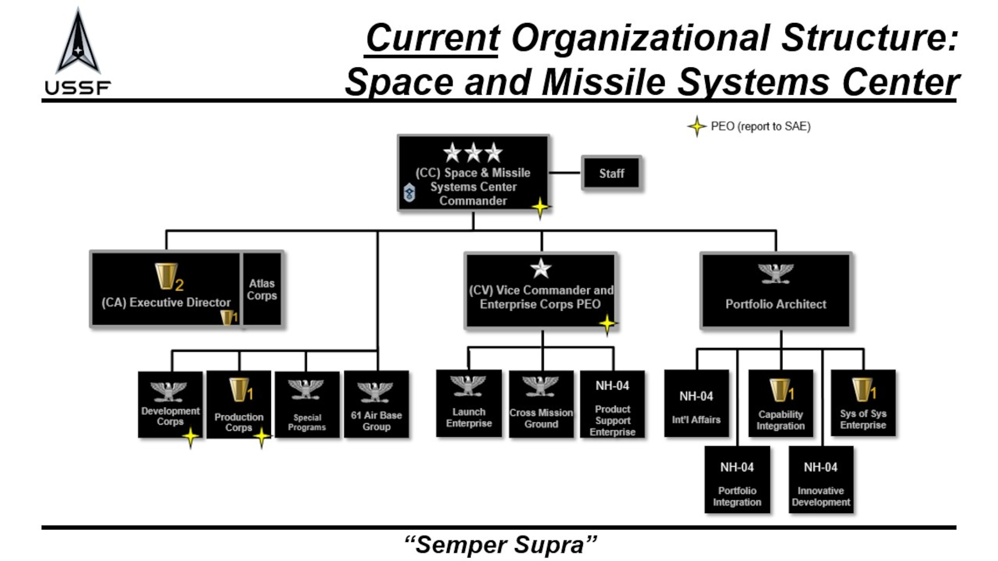 SSC MACRO ORG CHART