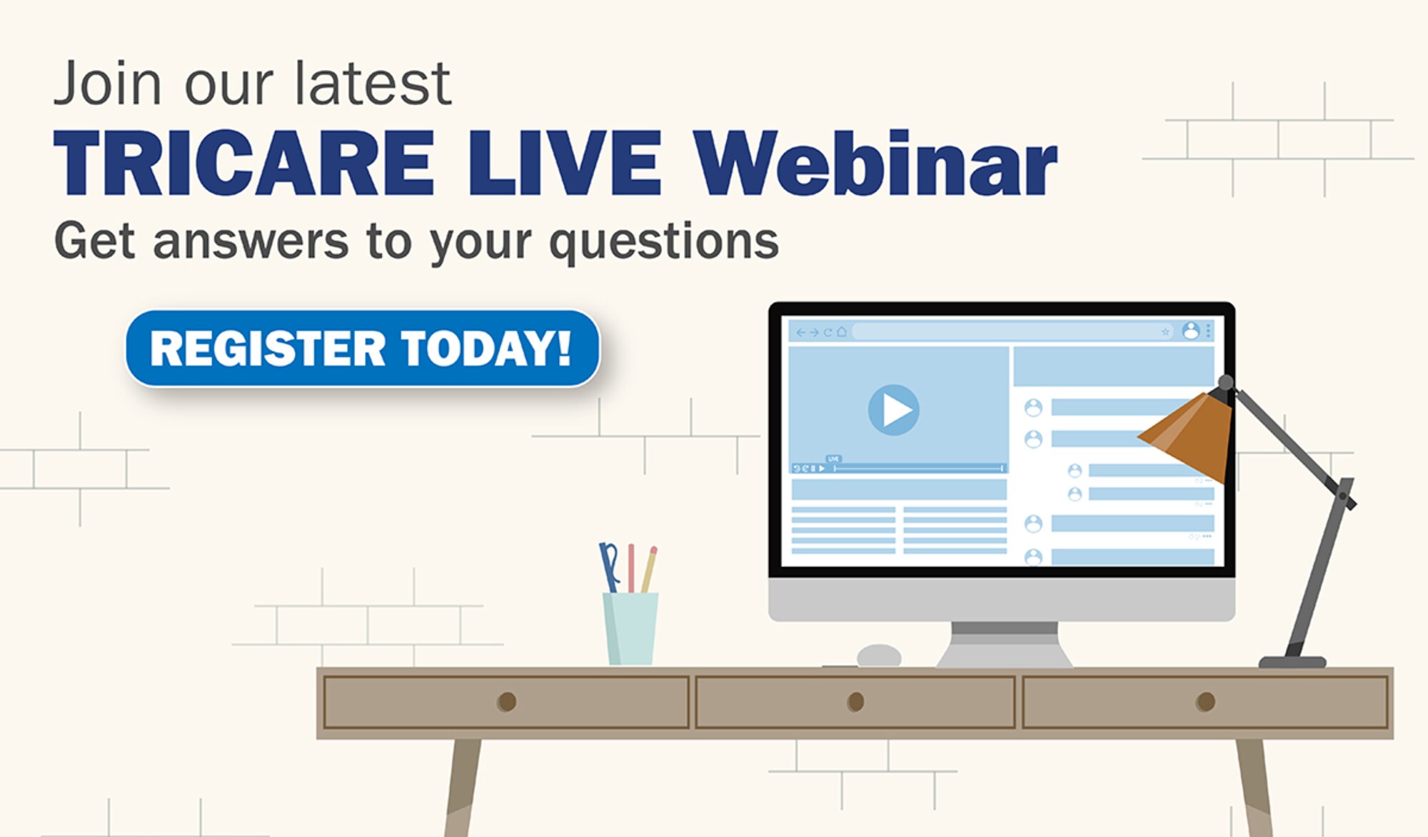 Register for TRICARE webinar promotion