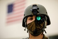 U.S. Army Reserve Staff Sgt. Natalie Tedesco, a psychological operations specialist with the 303rd Tactical Psychological Operations Company, poses for a photo after preparing for a range qualification during the second day of the 2021 U.S. Army Civil Affairs and Psychological Operations Command (Airborne) Best Warrior Competition at Fort Jackson, S.C., April 8, 2021. The USACAPOC(A) BWC is an annual event that brings in competitors from across USACAPOC(A) to earn the title of “Best Warrior.” BWC tests the Soldiers’ individual ability to adapt and overcome challenging scenarios and battle-focused events, testing their technical and tactical skills under stress and extreme fatigue.
