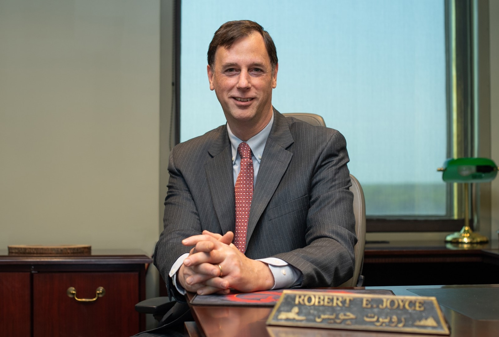 NSA Director of Cybersecurity Rob Joyce at his desk in Fort Meade