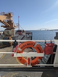 The Coast Guard Cutter Walnut returns to its new homeport in Pensacola, Fla., March 31, 2021.