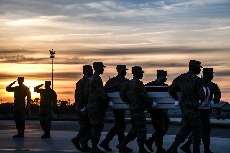 AFMAO conducts nighttime dignified transfer training