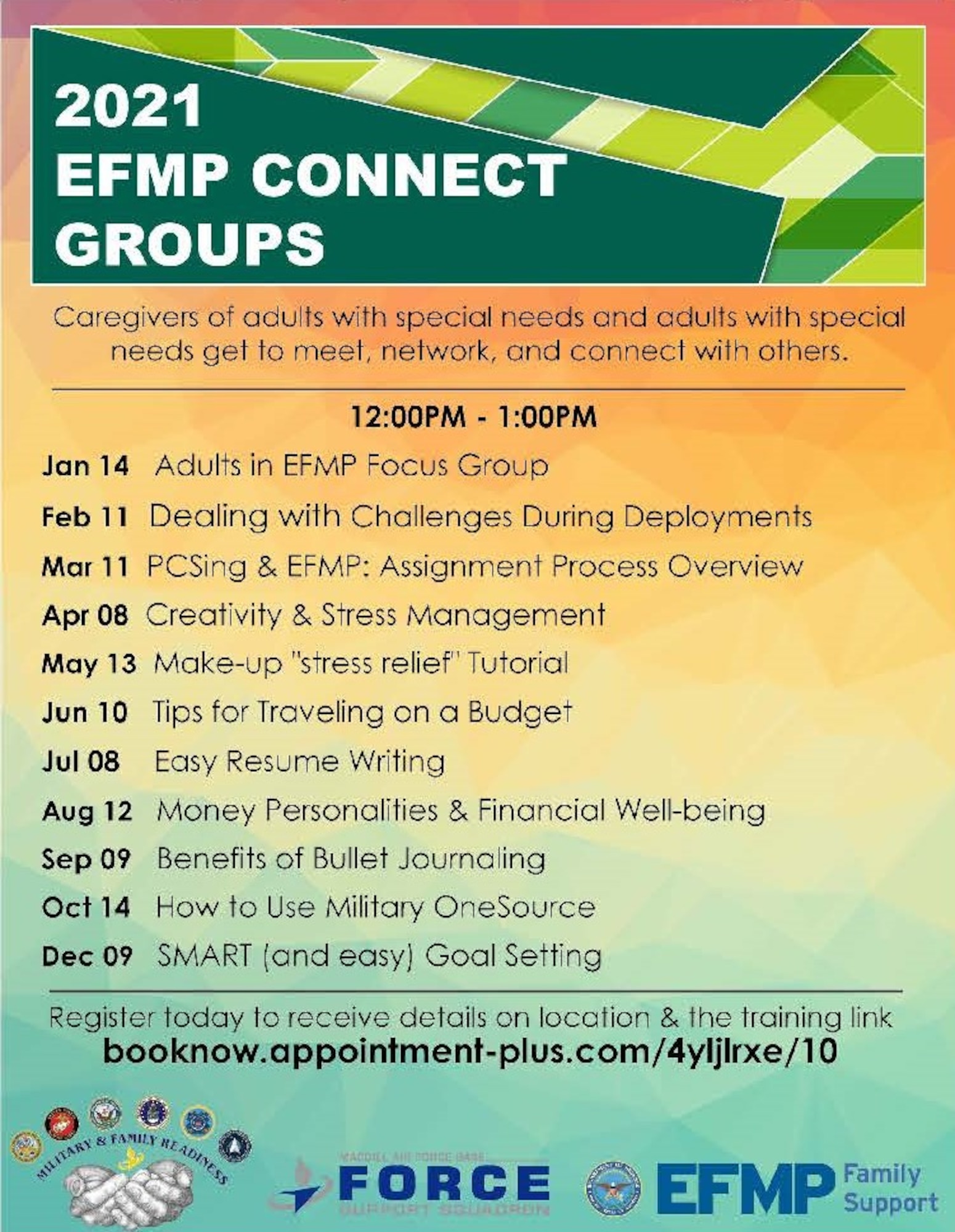 The Exceptional Family Member Program (EFMP) at MacDill Air Force Base, Fla., services more than 1,000 families.