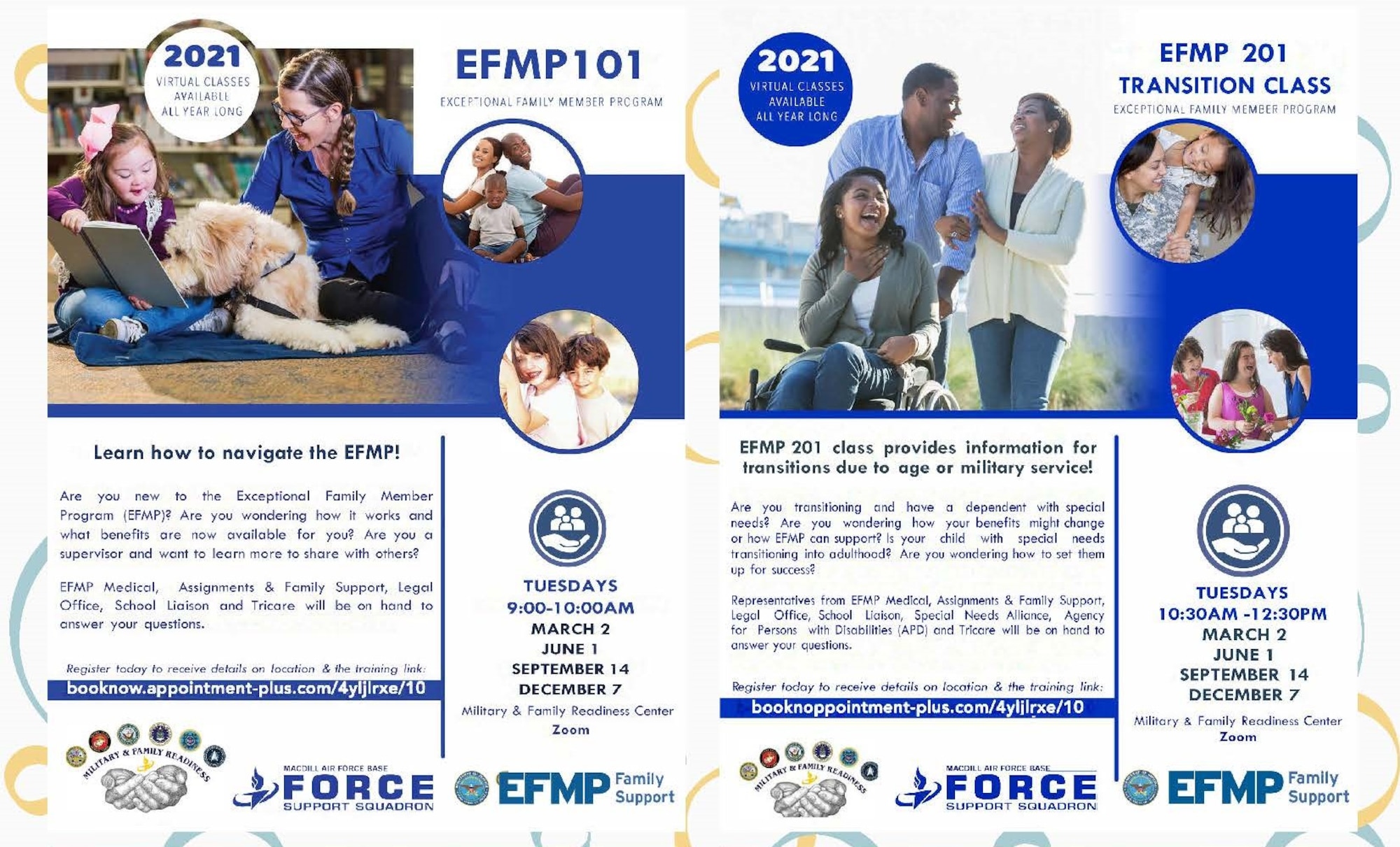 The Exceptional Family Member Program (EFMP) at MacDill Air Force Base, Fla., services more than 1,000 families.