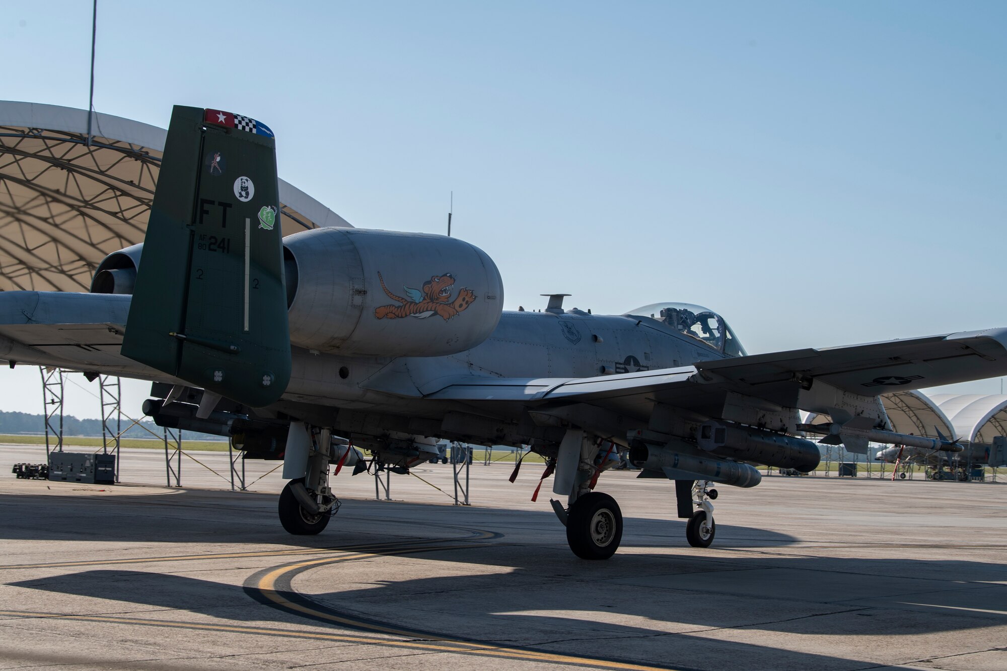 A photo of an A-10C Thuderbolt II.