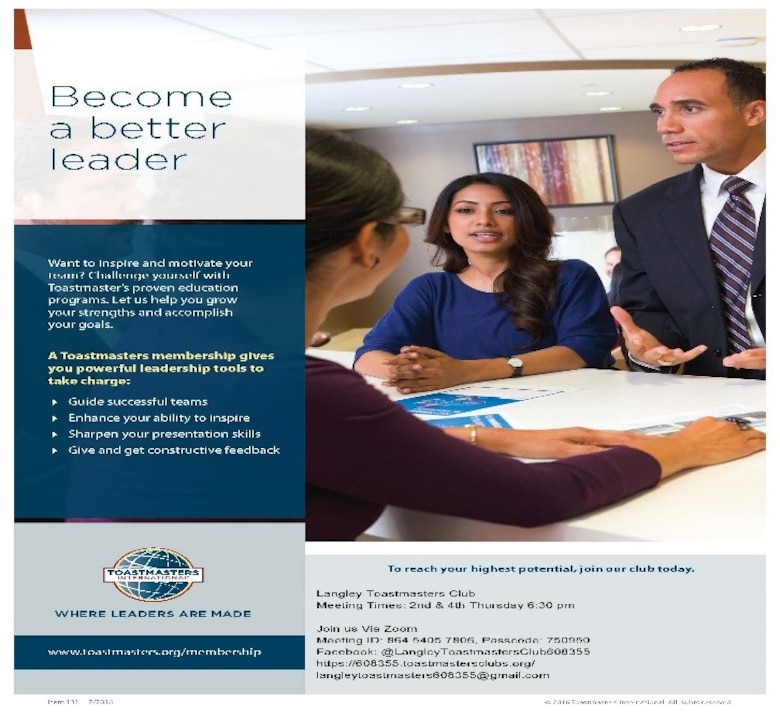 Toastmasters clubs help improve communication and leadership skills
